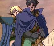 parn and deedlit riding off into the sunset